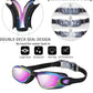Swim Goggles Swimming Goggles No Leaking with Nose Clip, Earplugs, Swim Cap and Case for Men Women