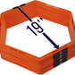 Yes4All Hex Agility Rings/Speed Rings with Carrying Bag – Hexagon Rings, Agility Hurdles for Agility Footwork Training