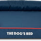 The Dog’s Bed, Medium Blue/Red 30x23.5, Memory Foam, Pain Relief: Arthritis, Hip & Elbow Dysplasia, Post Surgery, Lameness, Supportive, Calming, Waterproof Washable Cover, Veterinary Approved