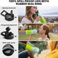 Insulated Water Bottle 87 oz, Triple Wall Vacuum Stainless Steel (Cold for 48 Hrs), Leak Proof & Non-BPA, Modern Water Flask Jug with Paracord Handle & Straw Spout Lids, Ombre Green