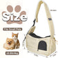 Cat Sling, Dog Carrier Sling for Kitten and Puppy up to 8.8 lbs, Breathable Cats Carrier Pouch Pet Purse with Soft Mat, Hands-Free Pet Carrier with Safety Harness and Pockets for Travel, Yellow