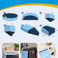 VISTOP Jumbo Foldable Dog Pool, Hard Plastic Shell Portable Swimming Pool for Dogs Cats and Kids Pet Puppy Bathing Tub Collapsible Kiddie Pool (87inch.D x 15.7inch.H, Blue)