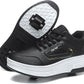 Wooowyet Roller Skate Shoes for Kids Boys Girls Rechargealbe Wheels Sneakers Fashion Roller Wheeled