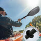 Abahub Adjustable Kayak Paddle 210-230 cm/ 230-250 cm Floating Kayaking Oars Boating Oars Canoeing Oars Black