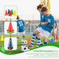 BiAnYC 7 Inch Plastic Sport Training Traffic Cones- Set of 10 Pcs/25 Pcs, 5 Colors(Orange/Yellow/Red/Blue/Green)