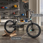 67i Boys BMX Bike 18/20 Inch Ages 8-12 Kids Bicycle with Front Rear U Brake Adjustable Seat Iron Fork 2.09" Wide Tires
