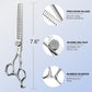 GLADOG 7" Chunkers Dog Grooming Scissors - Premium 9CR Dog Scissors for Grooming with Luxurious Diamond Nut，Ideal Dogs Shears for Reducing Bulk, Dogs Hair Scissor，Cat Scissor