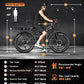 W Wallke 2025 X3 ProMax MAX Folding Dual Motor Electric Bike, 48V 44Ah/22Ah Long Range Adults Ebike, 26" Fat Tire All Terrian Full Suspension 31-34 MPH Fast E-Bike, 7-Speed Mountain e Bicycle, UL2849