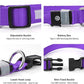 PcEoTllar Light up Dog Collar for Night Walking - LED Dog Collar Light Rechargeable Color Changing, Glow in The Dark Dog Collars Waterproof Glowing Dog Collars for Large Small Medium Dogs, Purple S