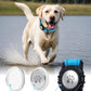 TagME Airtag Dog Collar,Waterproof Reflective Pet Collar with Airtag Holder,Soft Padded and Double D-Rings for Large Dogs,Light Blue