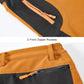 Rdruko Men's Snow Ski Pants Waterproof Insulated Winter Outdoor Snowboard Hiking Fleece Pants with Belt