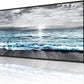 Wapluam Large Black Framed Wall Art For Living Room Wall Decorations For Bedroom Office Wall Decor Black And White Wall Painting Blue Sea Wave Pictures Artwork For Modern Beach Canvas Prints Poster