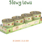 Weruva Classic Cat Stews, Stewy Lewis with Lamb, Chicken & Salmon in Gravy, 5.5oz Can (Pack of 8)
