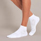 Lapulas 6 Pack Men's Ankle Socks with Cushion, Cotton Quarter Socks for Sport Training Running