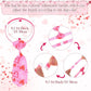 Talltalk 360 Pcs Halloween Dog Bow Ties Collars Set Adjustable Thanksgiving Christmas Fall Xmas Dogs Neckties Grooming Accessories for Small Medium Large Pet Cat Decoration(Valentine)