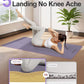 YOTTOY Yoga Mat,Non-Slip Hot Yoga Mat with Anti-Tear Design and Friendly Natural Rubber Mat with Strap and Bag