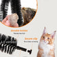 Happi N Pets Cat Self Groomer, Arch Grooming Brush wtih Heavy Duty Woven Sisal Pad, Rubbing Post & Catnip Toy, Cat Face Scratchers Body Massager, Cat Scratchers for Indoor Cats, Black
