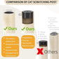 54" Modern Cat Tree Tower for Indoor Cats, Oak Cat Scratching Tree for Multiple Large Cats, Manual Hand Woven Luxury Cat Condo, Unique High-end Design Cat Furniture Activity Centre, Easy Clean