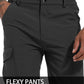 Men's Snow Ski Hiking Pants Winter Fleece Lined Softshell Outdoor Waterproof Insulated Cargo Work Pants