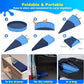 Jecoo Dog Pool for Large Dogs Kiddie Pool Hard Plastic Foldable Dog Bathing Tub Portable Outside Kids Swimming for Pets and Dogs Outdoor Backyard