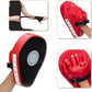 3-in-1 Boxing Pads and Kick Punching Mitts Set, Leather Hand Target Focus Pads, MMA Muay Thai Pads for Kicking Taekwondo Karate Kickboxing, Kids Adults Boxing Training Sparring Gear Equipment