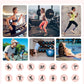 Fitness Tracker, Round Fitness Watches for Women with Bluetooth Call Heart Rate Monitor Sleep Tracker Calorie/Step Counter, Birthday Gift for Women Lady Mom Waterproof Starlight