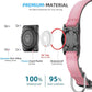 Upgraded AirTag Dog Collar, IP68 Waterproof Air Tag Dog Collar Holder, Reflective, Ultra-Durable, Comfortable Padded, Heavy Duty Dog Collars for Small Medium Large Dogs (XS (10.25"-13"), Pink)