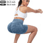 CHRLEISURE Women's 4 Packs Workout Gym Shorts, High Waisted Butt Lifting Scrunch Butt Seamless Booty Shorts