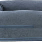 Furhaven Orthopedic Dog Bed for Medium/Small Dogs w/ Removable Bolsters & Washable Cover, For Dogs Up to 35 lbs - Sherpa & Chenille Sofa - Orion Blue, Medium
