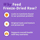 Halo Freeze Dried Raw Cat Treats, 100% Wild Caught Salmon Recipe, Cat Treats Pouch, All-Natural High Protien Treat, 1.6 Oz Pouch