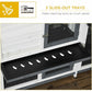 PawHut 62" Rabbit Hutch, Wooden Bunny Hutch, Guinea Pig Cage, Small Animal Enclosure with Run Area, Removable Tray, Asphalt Roof, Lockable Doors and Ramp, for Rabbits, Chickens, Ducks, White