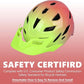 Kids Bike Helmet,Bavilk Kids Boys Girls Bike Helmets with LED Light Detachable Visor Children Youth Teen Multi-Sport for Skating Cycling Scooter Skateboard Adjustable & Lightweight 19.7"-22.4"