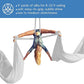 Aerial Silks Starter Kit - Durable 9 Yards of Aerial Yoga Hammock with Hardware & Guide - Aerial Swing for Acrobatic Flying Yoga & All Levels (Aerial Rigging Point Up to 13ft)