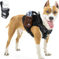 Tactical Dog Harness with Reflective Material, Adjustable Heavy-Duty No Pull Harness, Tear-Resistant Dog Tactical Vest with Handle, Breathable Outdoor Gear for Training, Hiking, Walking, Black S