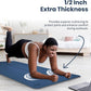 Extra Wide Yoga Mat for Men Women (72"L x 36"W) Non Slip Fitness & Exercise Mat with Alignment Marks for Yoga, Pilates, Floor Workouts