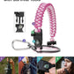 Half Gallon Water Bottle,64oz Insulated Water Bottle Stainless Steel Vacuum,Cold for 48 Hrs,BPA-Free & Leakproof -with Paracord Handle,Strap,Straw Spout Lids,Big Flask Jug for Gym Sports,Pink