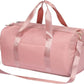 MABROUC Duffle Bag For Women, Sports Duffel Bag for Gym with Wet Pocket & Shoe Compartment, Overnight Weekender Travel Bag