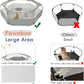 Pawaboo Small Animals Playpen, Waterproof Small Pet Cage Tent with Zippered Cover, Portable Outdoor Yard Fence with 3 Metal Rod for Chick/Kitten/Puppy/Guinea Pig/Rabbits/Hamster/Chinchillas,Light Gray