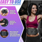 FDA Cleared - Abs Stimulator Muscle Toner, EMS Muscle Stimulator, Fitness Belt Ab Workout Equipment Black White