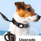 TagME Airtag Dog Collar,Waterproof Reflective Pet Collar with Airtag Holder,Soft Padded and Double D-Rings for Puppy,Brown