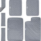 Paw Inspired Fitted Fleece Liners for Ferret Nation, Critter Nation Cage for Ferrets, Rats, Chinchillas, Hedgehogs & Other Small Animals (Gray, Double Unit Set)