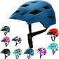 Kids Bike Helmet,Bavilk Kids Boys Girls Bike Helmets with LED Light Detachable Visor Children Youth Teen Multi-Sport for Skating Cycling Scooter Skateboard Adjustable & Lightweight 19.7"-22.4"