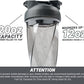HELIMIX 1.5 Vortex Blender Shaker Bottle Holds Upto 20oz | No Blending Ball or Whisk | USA Made | Portable Pre Workout Whey Protein Drink Shaker Cup | Mixes Cocktails Smoothies Shakes | Top Rack Safe