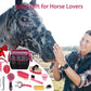 Horse Grooming Kit 13 Piece, Horse Brushes for Grooming Supplies with Tote Bag, Horses Tack Brush Set for Effective Grooming and Cleaning, Gift for Horse Riders Beginners (Pink)