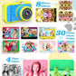Kids Camera, 48MP 1080P Digital Camera for Kids with 3.5 Inch Big Screen, 10X Zoom, Selfie & Video, 32GB SD Card, 1200mAh Battery, Christmas Birthday Gifts for Boys Girls Ages 3-12 (Blue)