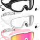 NSSIW Goggles Swimming Adult Swim-Goggles: Wide View with UV400 Protection Anti Fog No Leak for Men and Women 3 Pack