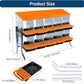 Chicken Nesting Box, 10 Hole 2 Layer Hen Nest Boxes with Legs, Roll Away Eggs Laying Boxes,Cleanable Pull Out Hen Roosting Boxes