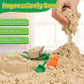 FRUSE Play Sand Farm Toys,Sensory Bins for Toddlers with 2.2lbs Sensory Play Sand,Farm Figures & Tractor Playset,Sandbox Toys for Kids 3 4 5 6 7