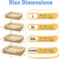 Washable Orthopedic Large Dog Bed -XL Large Dog Bed with Removable & Waterproof Cover Pet Beds with Foam Support for Big Size Dogs with Bolster