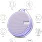 INSMY C12 IPX7 Waterproof Shower Bluetooth Speaker, Portable Small Speaker, Speakers Bluetooth Wireless Loud Clear Sound Support TF Card Suction Cup for Kayak Canoe Beach Gift (Purple)